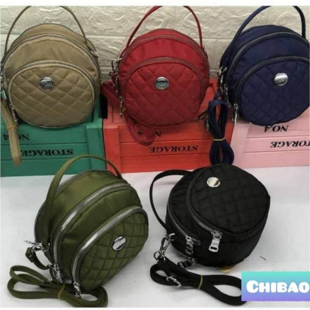 PROMO TAS WANITA CHIBAO BORDIR 2IN1 SELEMPANG DAN JINJING CB21005 3RES