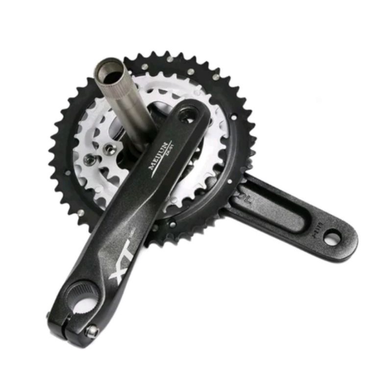 Meijun XT Crankset Triple HT2 BCD 104 mm Crank Set Hollowtech 2