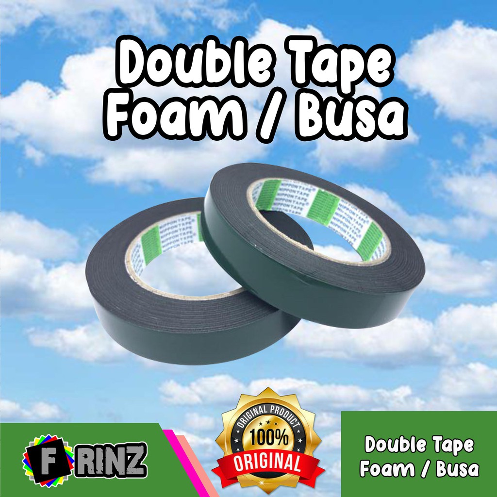 

ATK ~ Double tape foam / Doble tap Busa / Doubletape Tebal Hitam 1 inch