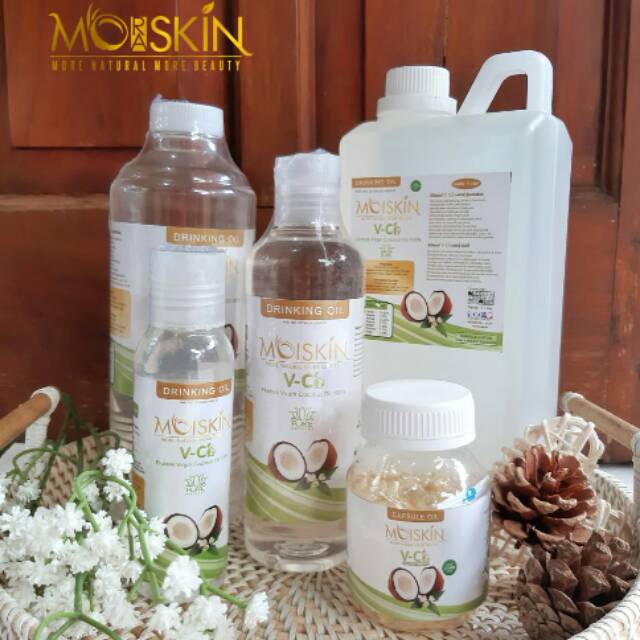 

Dringking oil vco / minyak vco moraskin kemasan 60ml