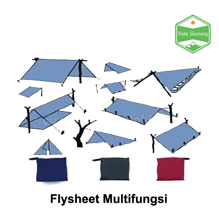 Promo Flysheet Tenda 3x3 Bivak Darurat Waterproof Multifungsi 3x3 Shopee Indonesia