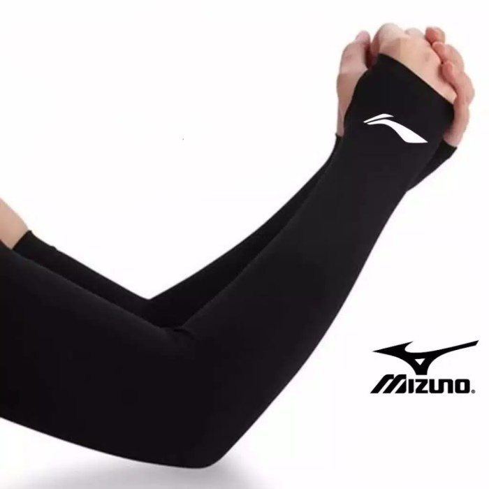 Arm sleeve sepeda sarung lengan tangan olahraga kain manset