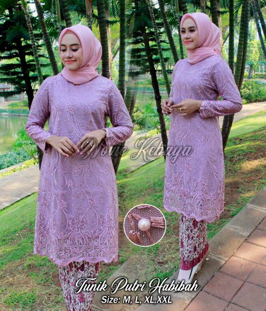 Kebaya tunik putri habibah / kebaya muslim / kebaya tile / kebaya tunik