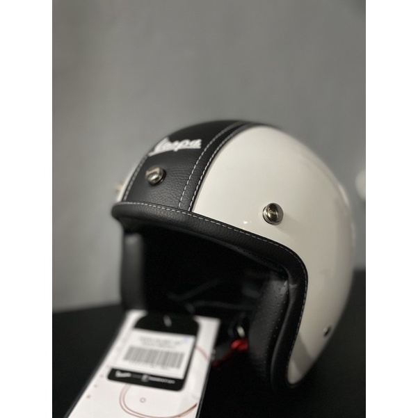 Jual Helm Vespa Jet Touch White L Shopee Indonesia