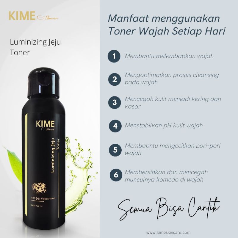 KIME TONER LUMINIZING JEJU TONER