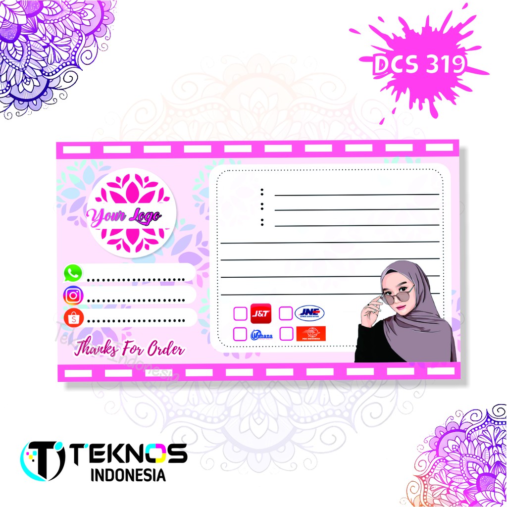 

[100 pcs] STIKER LABEL PENGIRIMAN OLSHOP ISLAMIC KEKINIAN