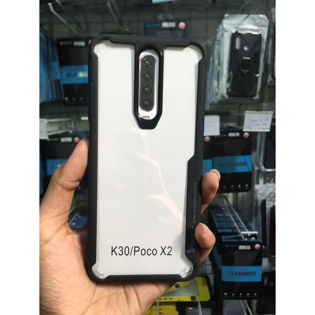Case Ipaky Xiaomi K30 / Poco X2 Transparan Casing Original Back Cover