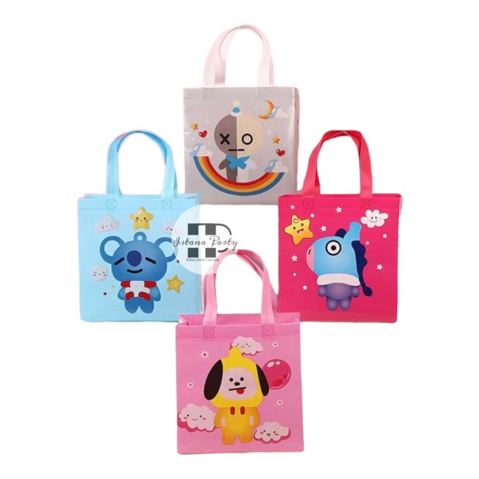 Tas souvenir ulang tahun / Goodie bag / tas ulang tahun karyun BTS - S