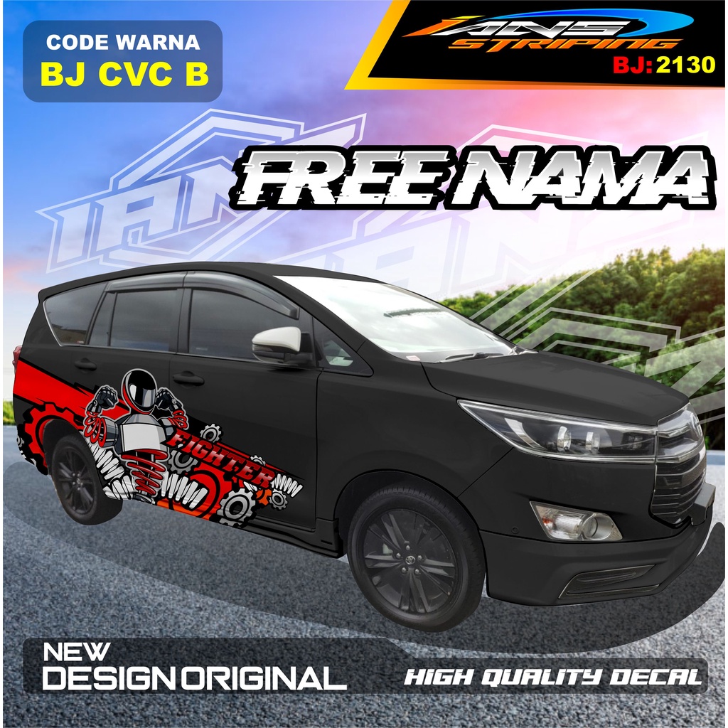 STICKER MOBIL INNOVA REBORN / VARIASI STICKER MOBIL AVANZA  / STIKER MOBIL XENIA / DECAL STIKER MOBIL PAJERO SPORT