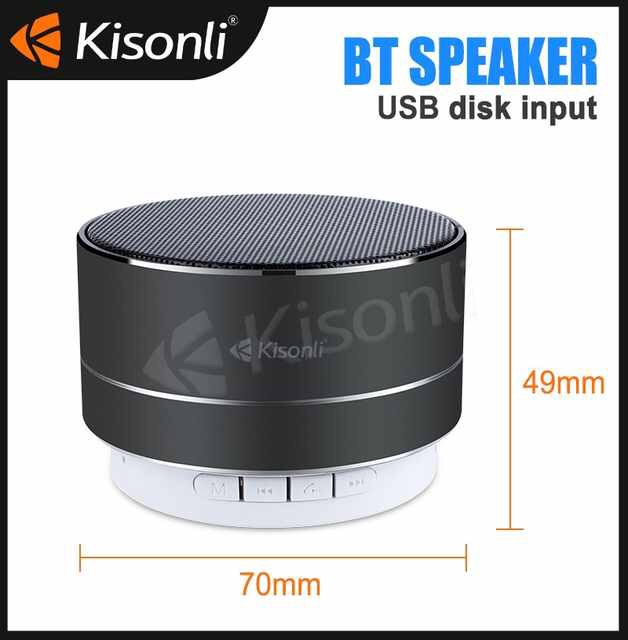 SPEAKER KISONLI LED 804 MINI PORTABLE WIRELESS SUPPORT MICROSD DAN FLASHDISK