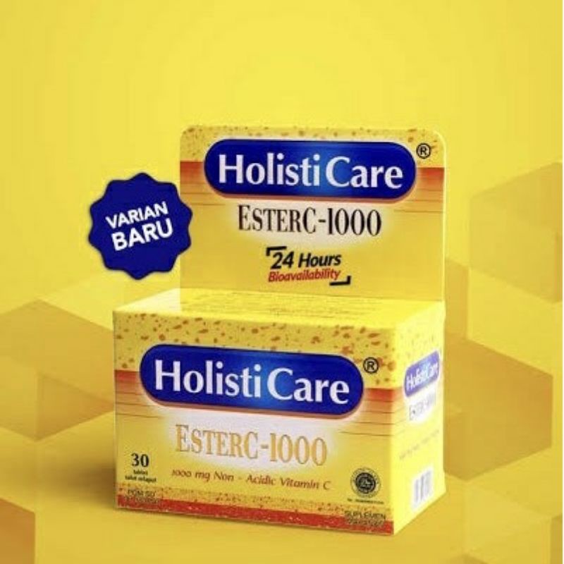 Holisticare Ester C 1000 mg |Vitamin Daya tahan tubuh|Aman dii Lambung