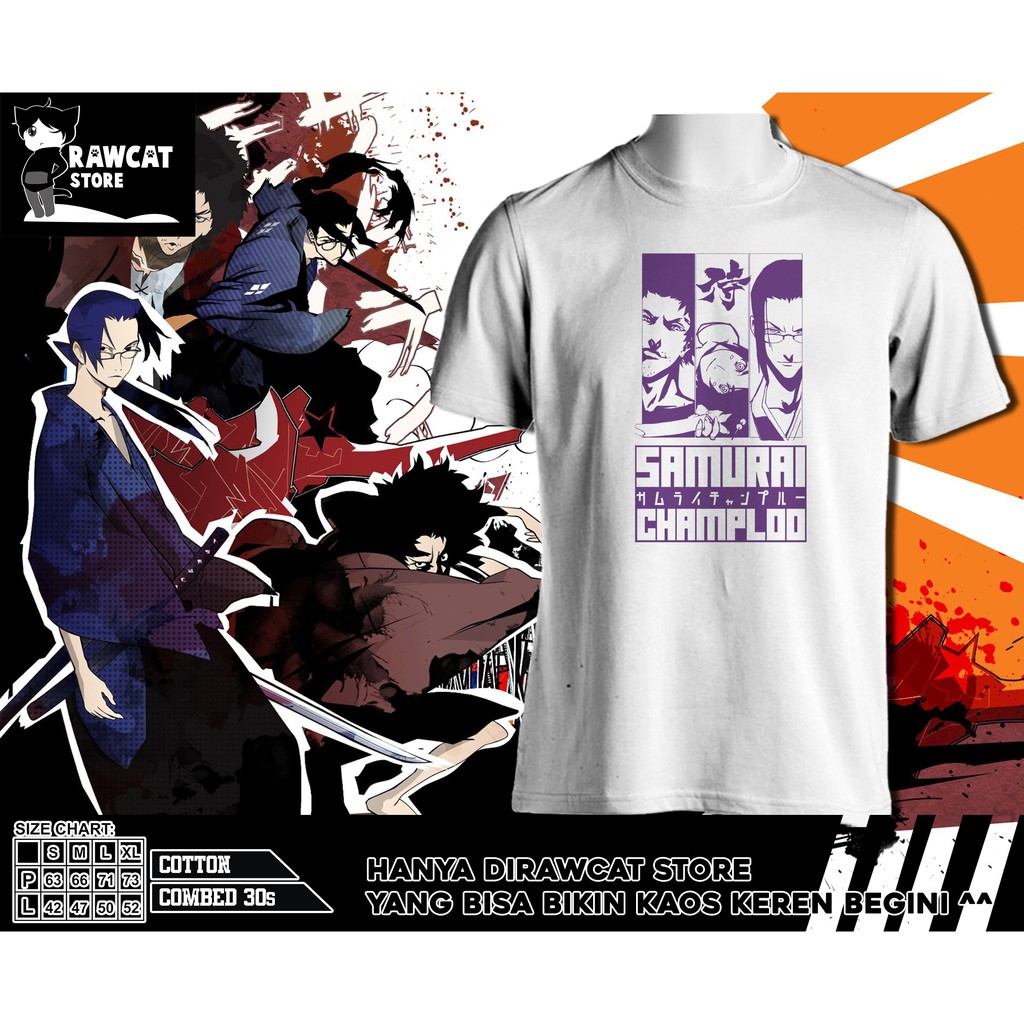 Kaos Anime Samurai Champloo