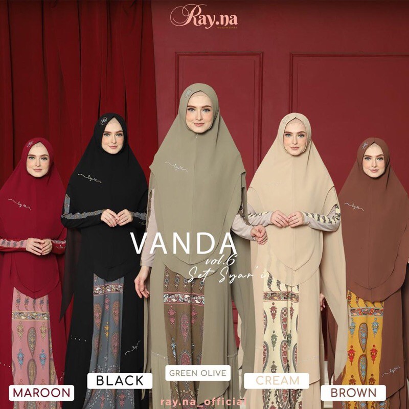 Vanda set syari vol.6 ORI by rayna