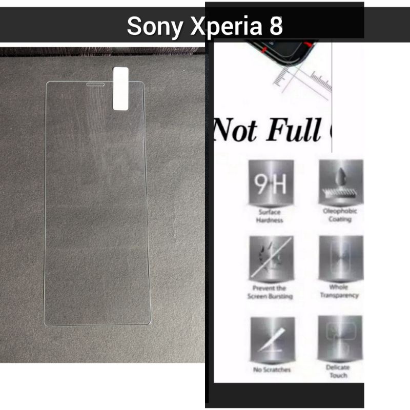 Tempered Glass Sony Xperia 8 Anti Gores
