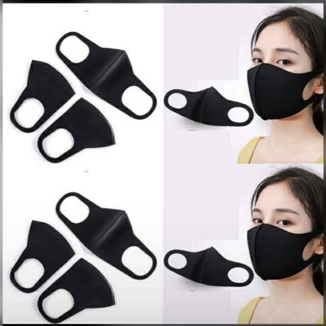 P2 Masker Tebal Bisa di Cuci  / Bahan Scuba Scubba / masker kain