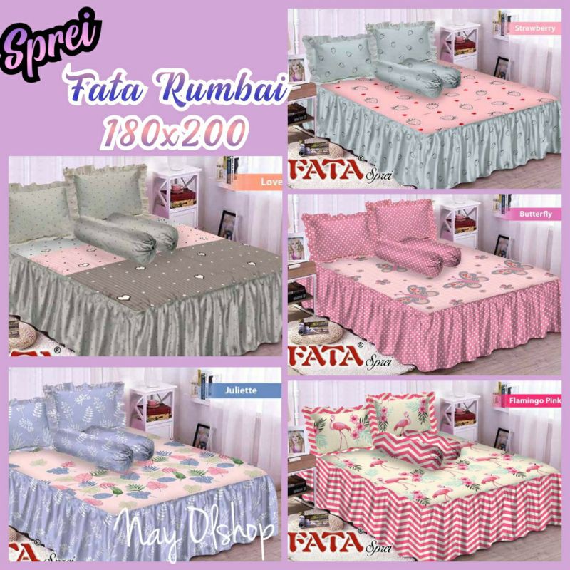 SPREI FATA RUMBAI UKURAN 180X200