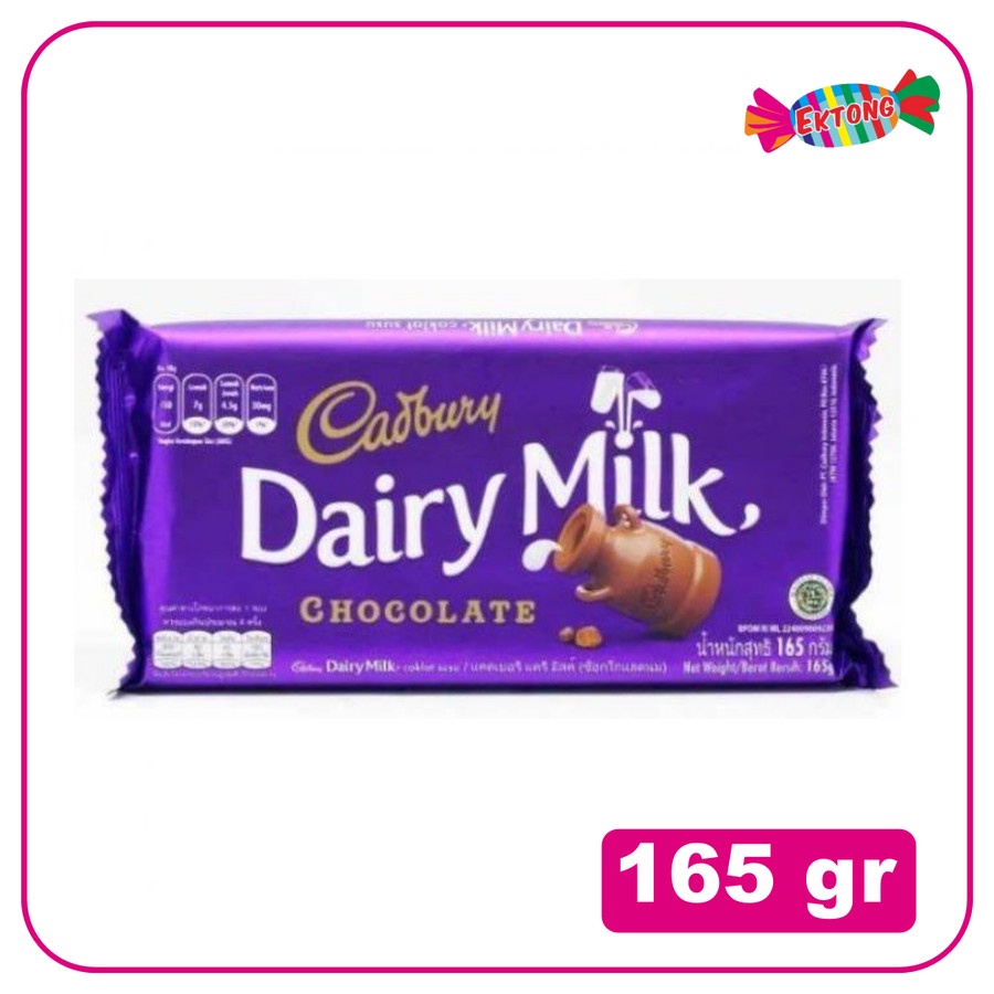 Jual CADBURY DAIRY MILK ( COKLAT CADBURY ) 165 GR | Shopee Indonesia