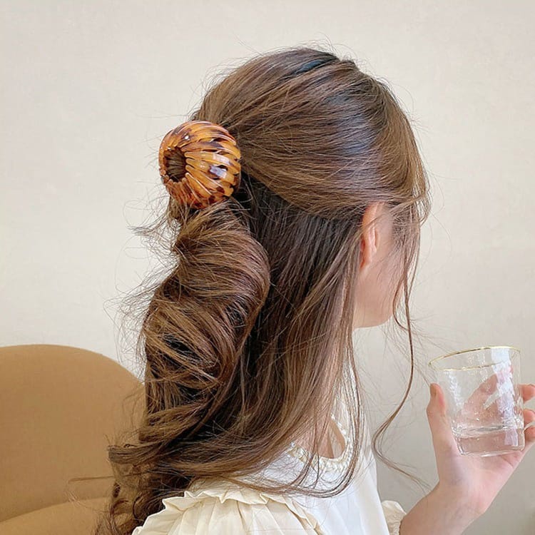 Cepol sanggul Ikat Rambut Ponytail plastik Korea Wanita (KIM)
