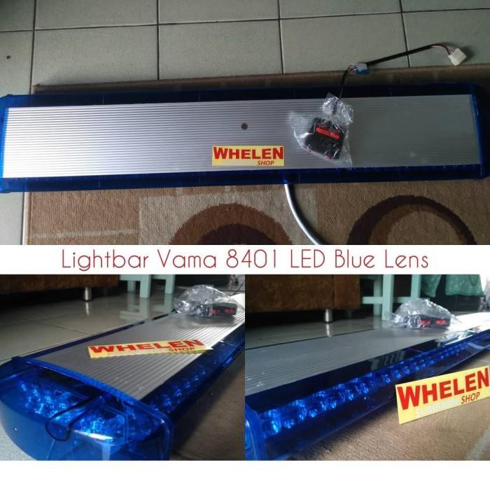 *Otomotif* PAKET KENDARAAN DINAS LIGHTBAR VAMA 8401 MIKA BIRU + SIRINE FULLSET