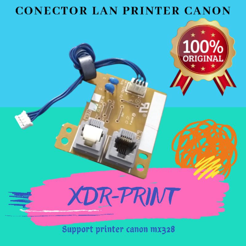 Conector LAN printer canon mx328