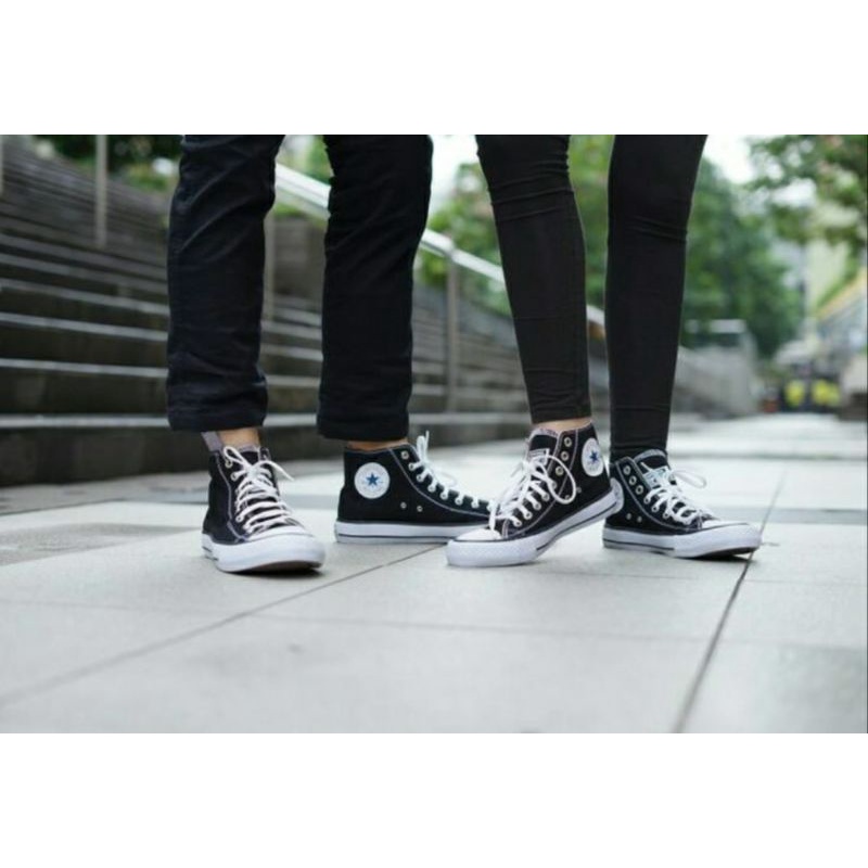 Sepatu Allstarr Converss Classic Black Tinggi sepatu kets / sepatu sneakers termurah berkualitas