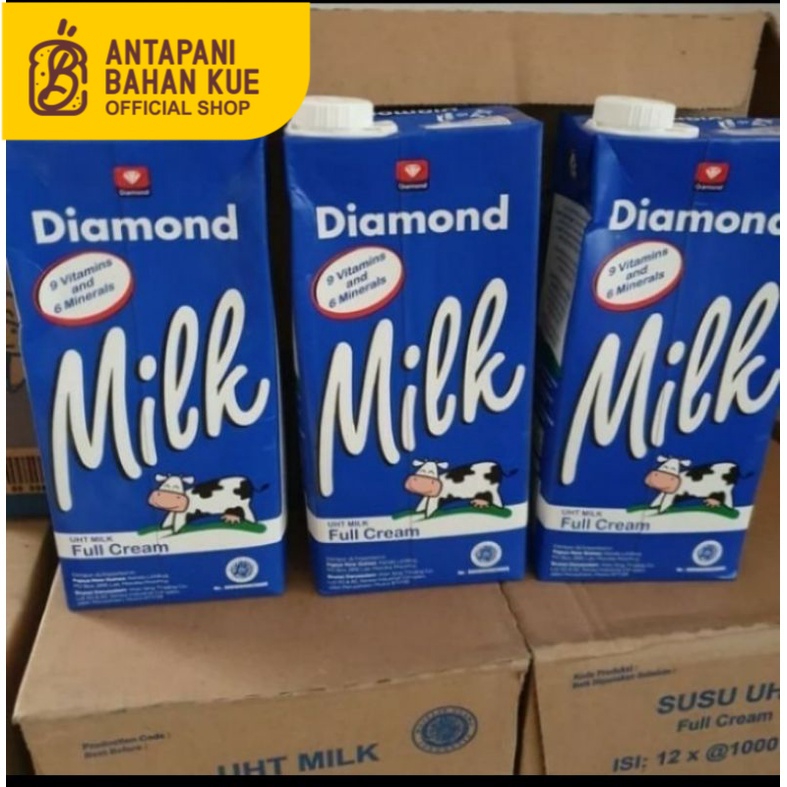 

Susu Uht Diamond Full Cream 1liter