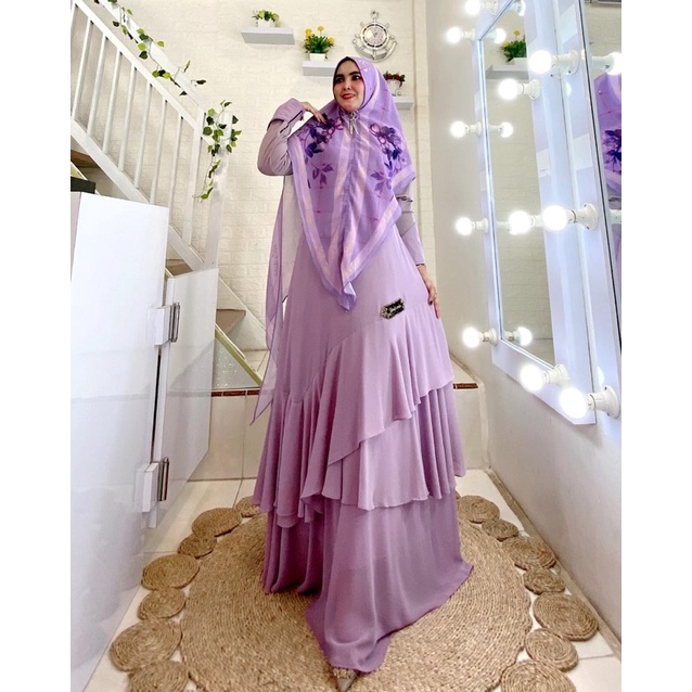 DRESS AINA PREMIUM SET* Original  _By : Yodizein Syari_