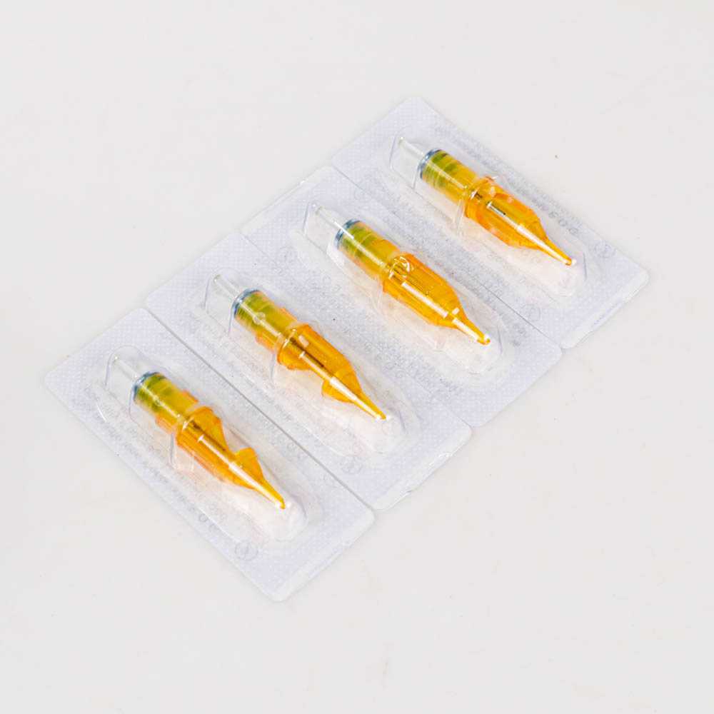 TD-REN Yellow Dragonfly Jarum Tato Alis Sekali Pakai Tattoo 20PCS - 1203RS