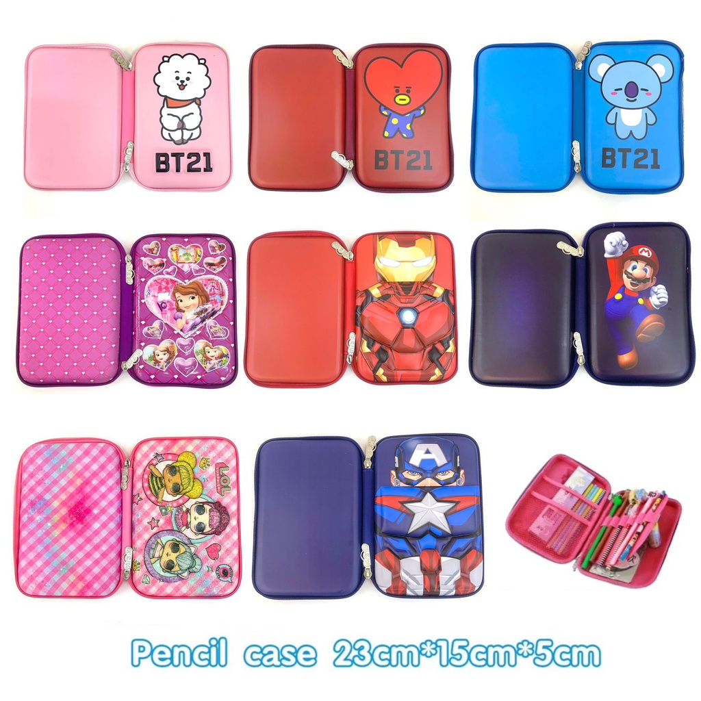 

TERLARIS PENCIL CASE HARDTOP 3D IMPORT / KOTAK PENSIL ANAK KARAKTER TERMURAH