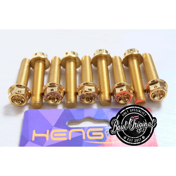 baut probolt gold flower 10x45 drat 14 panjang 4.5cm ori heng thailand harga satuan