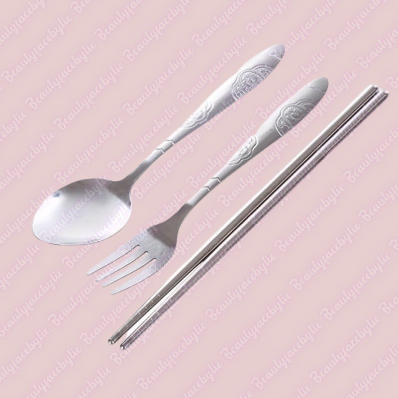 Alat Set Makan Stainless 4in1