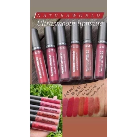 Lip Matte Naturaworld/ Lipstik natura original Member resmi