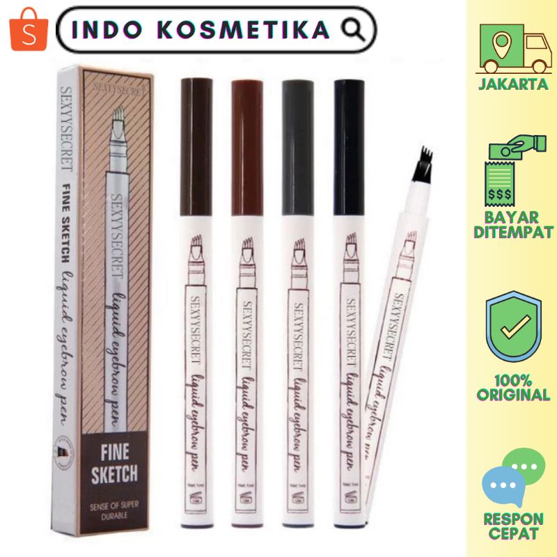 4D TIP EYEBROW PENSIL ALIS TATTOO MICROBLADING TAHAN LAMA ANTI AIR