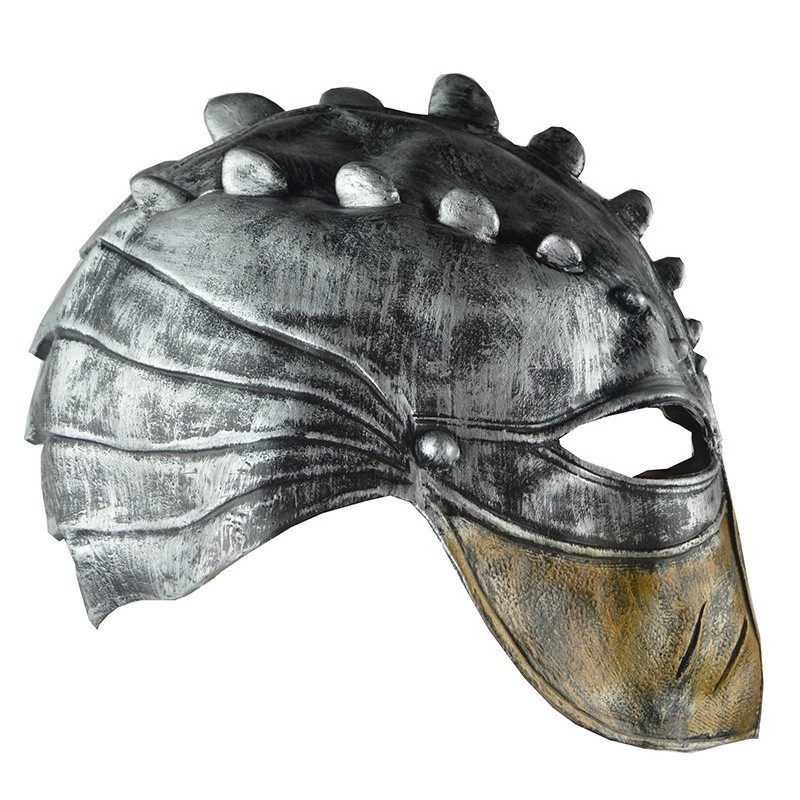 TOL-35 topeng latex karet full head kepala armor knight helmet mask