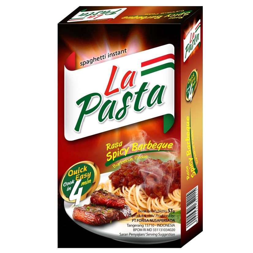 

La Pasta Spicy Barbeque 59 gr