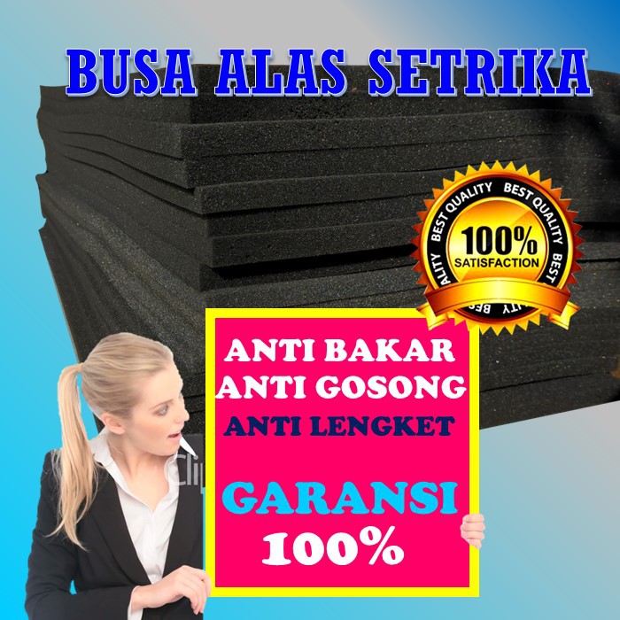 BUSA ALAS SETRIKA STRIKA 2CM 1CM ANTI BAKAR AMAN AWET ASLI PRODUSEN DIJAMIN TERMURAH