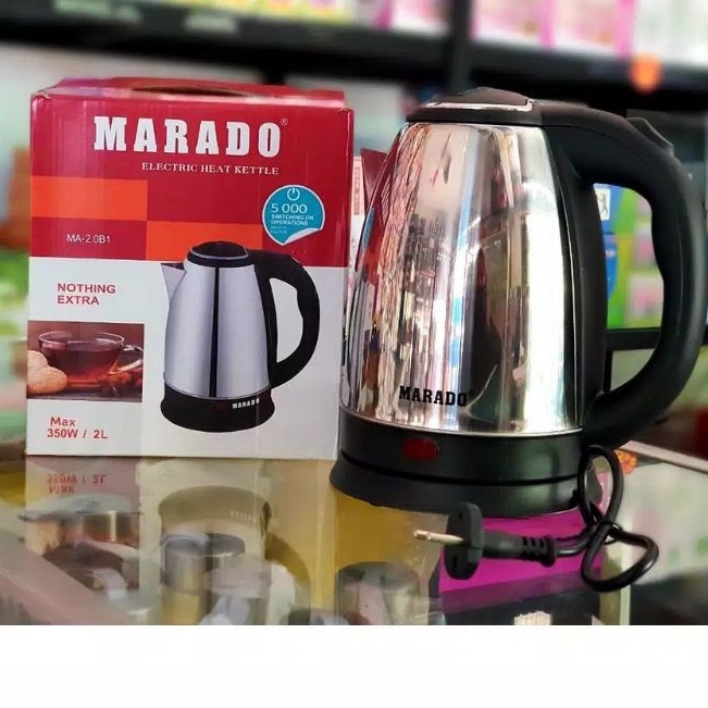 COD KETTLE LISTRIK / ELECTRIK KETTLE  2 LITER MARADO HIGH QUALITY//TEKO LISTRIK PEMANAS AIR 2 LITER MARADO