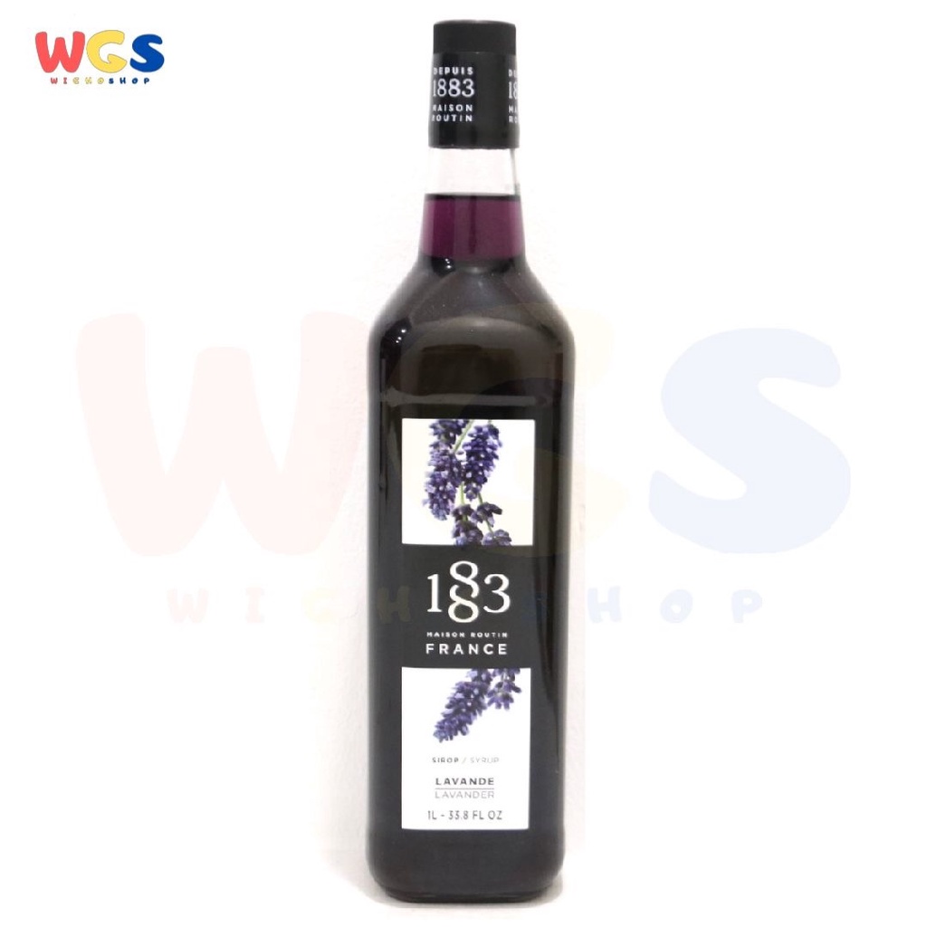 Syrup 1883 Maison Routin France Lavender Flavored 33.8 fl oz 1ltr