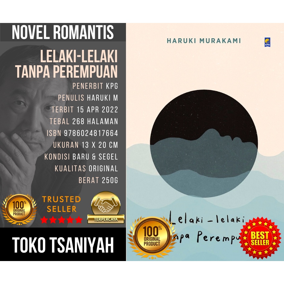 Buku Novel Jepang Terjemahan Lelaki lelaki Tanpa Perempuan Haruki Murakami Novel Romance Novel Roman