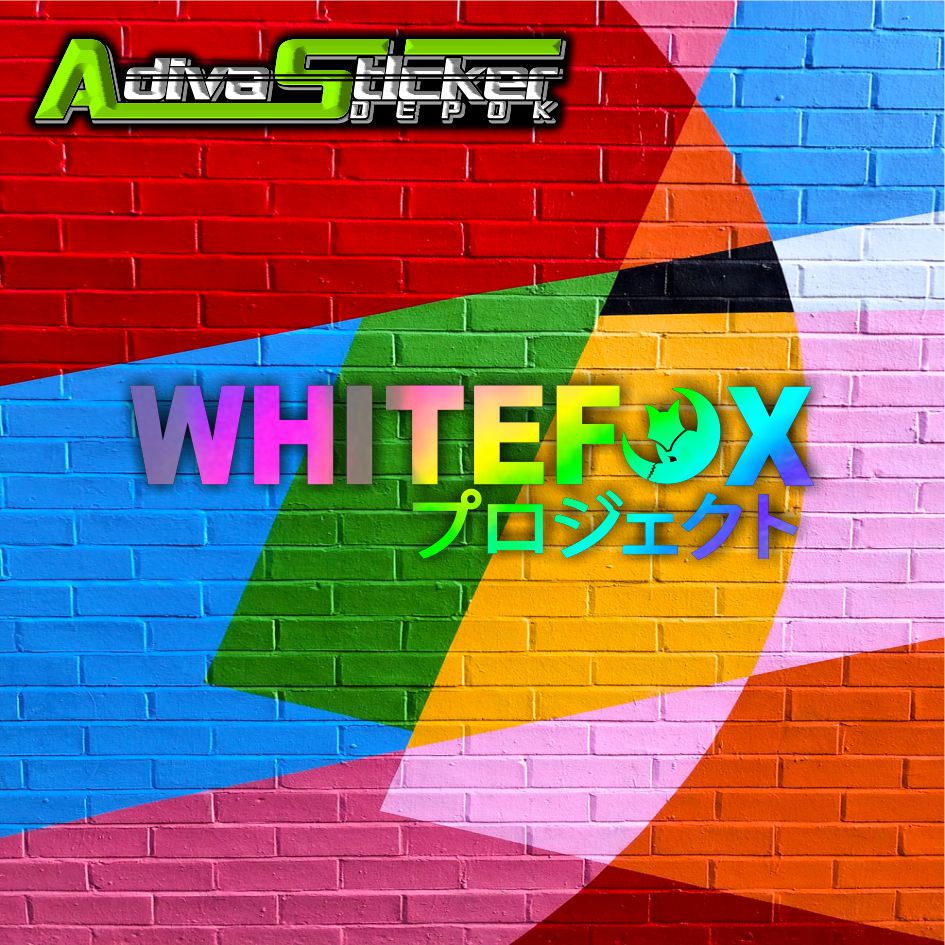 Stiker white Fox Sticker WHITEFOX A