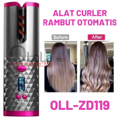 Alat Pengeriting Otomatis Hair Curler Cordless Automatic OLL-ZD119