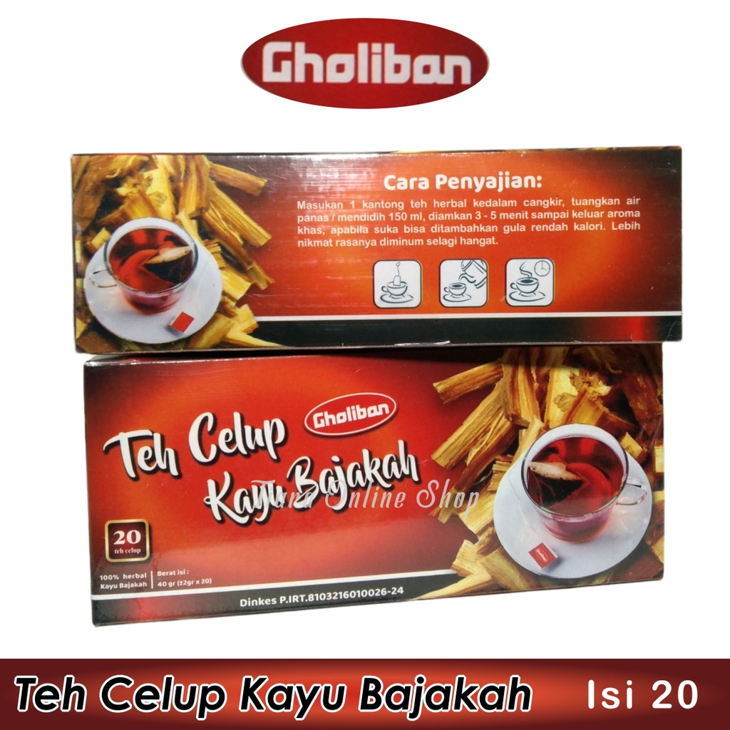 Teh Celup Gholiban Kayu Bajakah 20 Kantong