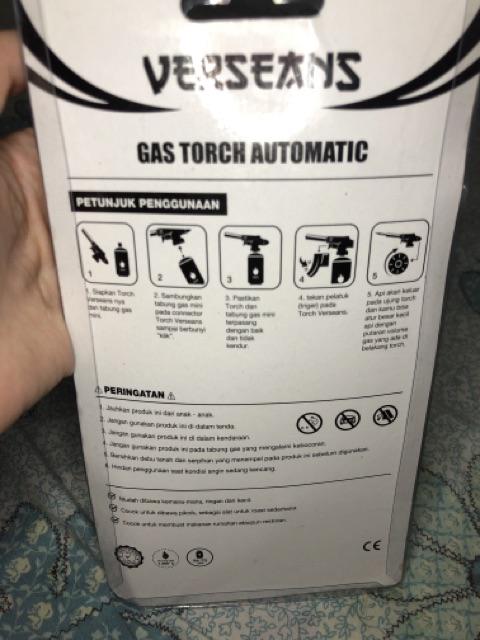 Paket Gas Torch Multi Purpose Blackfoot Dengan Tabung Gas Hi Cook Portable Siap Pakai Termurah