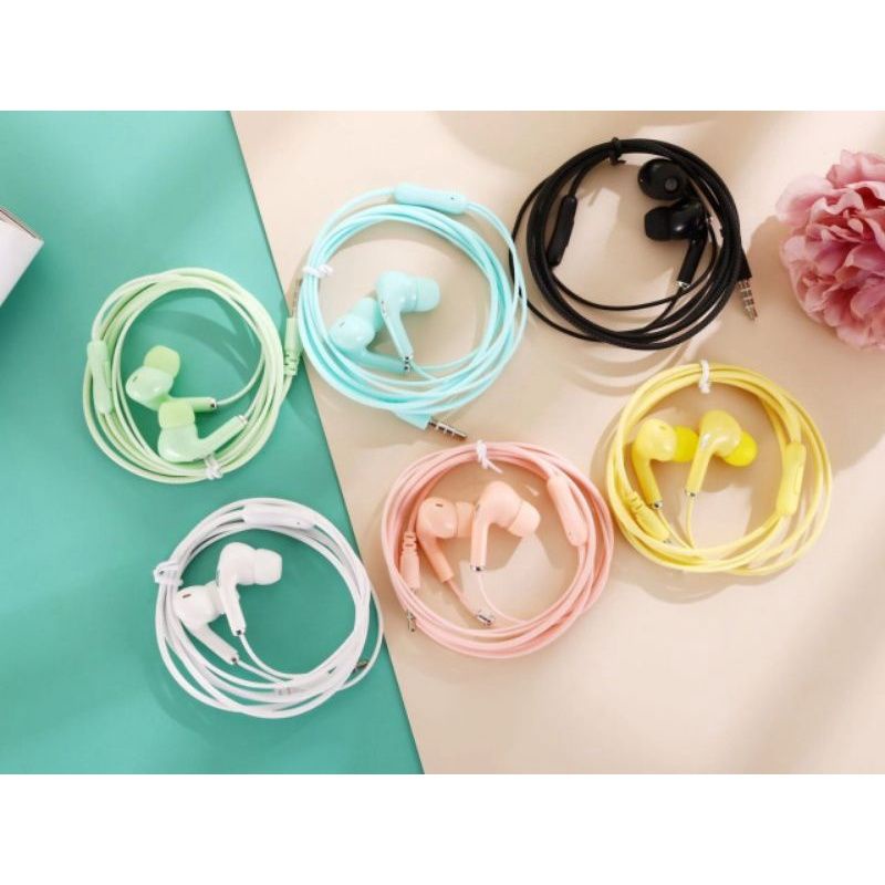 Headset Colourfull Stereo Bass Buds+Mic [U-38]