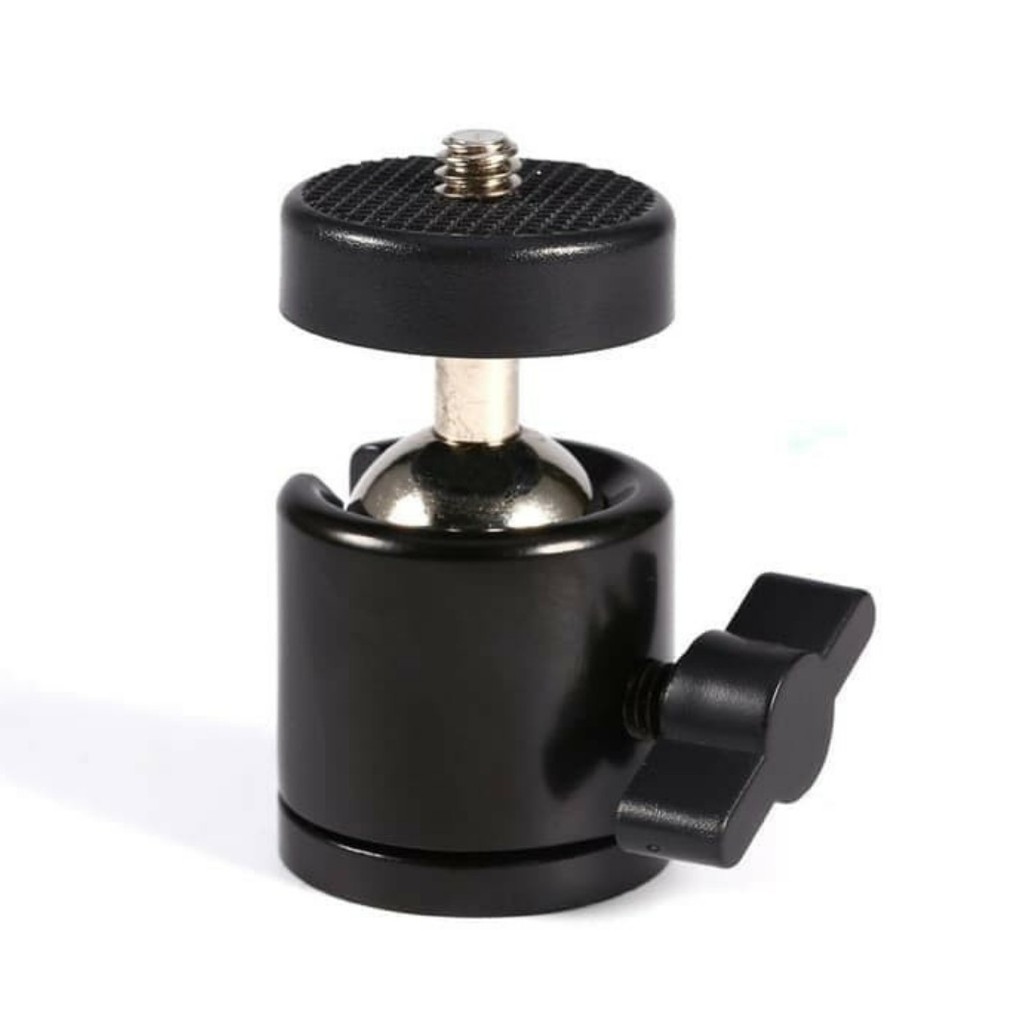 Ball Head / Ring Ball Tripod Kamera DSLR Ballhead Mini Monopod 360 Swivel 1/4