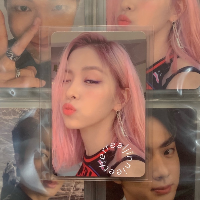 Official Photocard Pc Itzy Ryujin Ryu Icy Pout