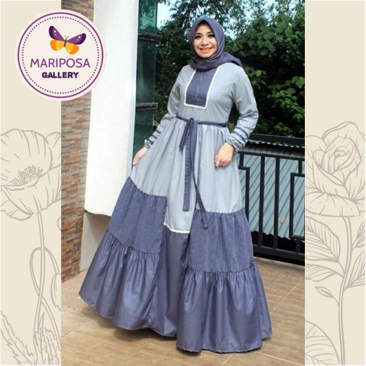 DEURA Busana Muslim Terbaru / Dress Deura / Gamis Deura Original / Setelan Gamis Deura 239 Original