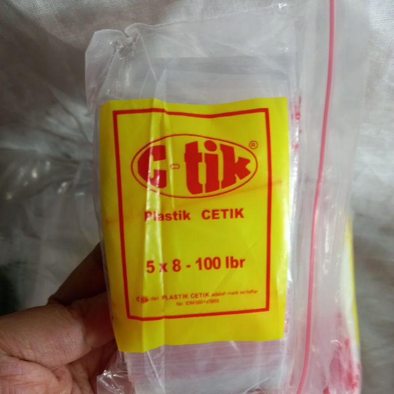 Plastik Klip CTIK 5 x 8 6 x 10 7 x 10 isi 100 lembar Plastik ziplock Oleh Oleh haji umroh