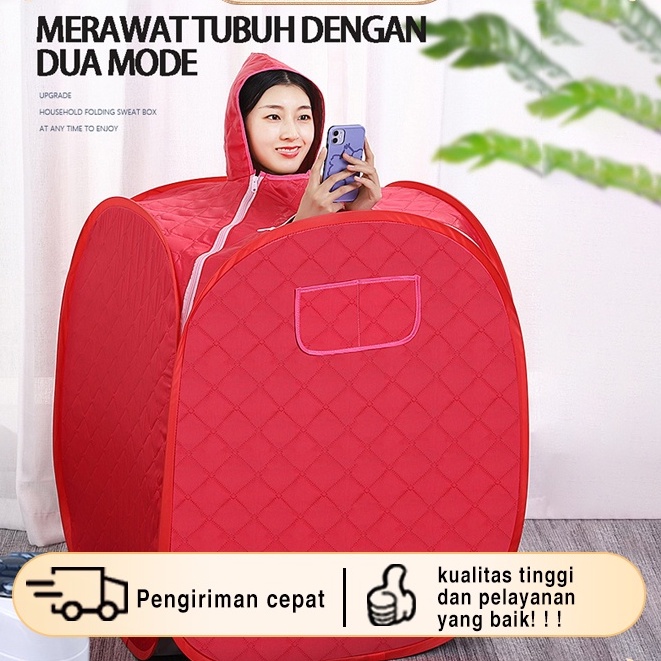 Kotak sauna uap ganda/Alat perawatan spa seluruh tubuh/Sauna Steam Box Sauna Spa Air