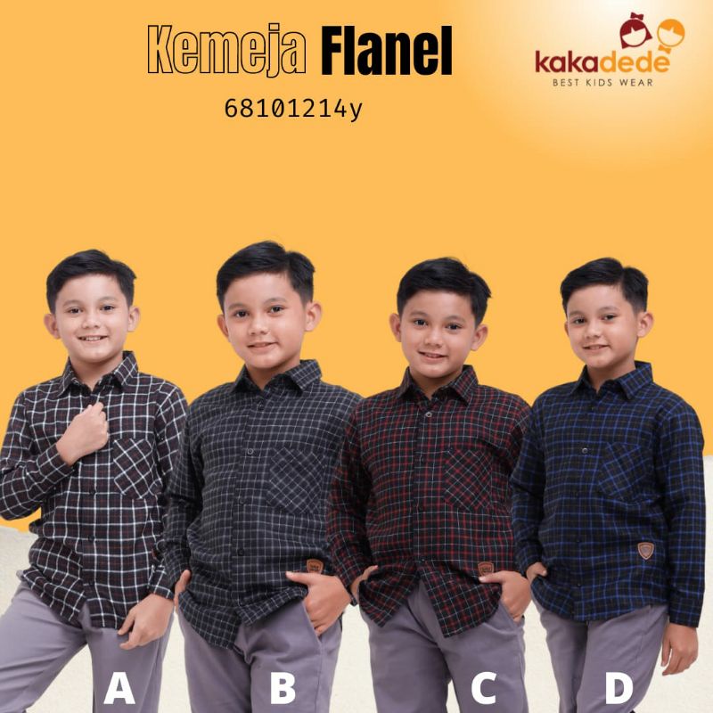 Kemeja flanel Kakadede